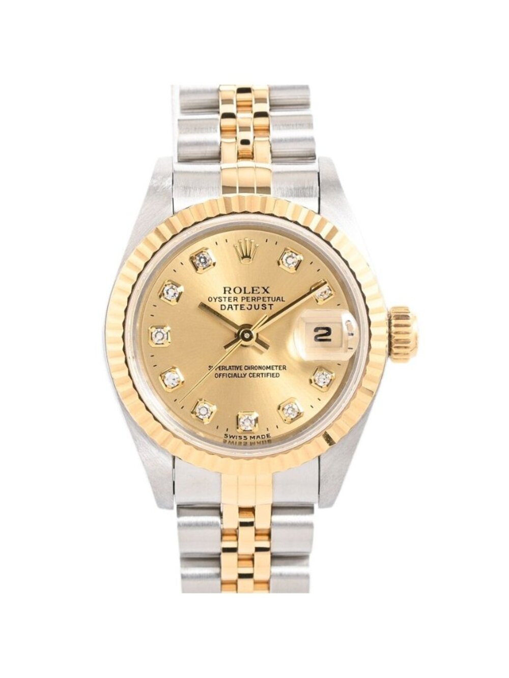 Rolex Watch Datejust Gold